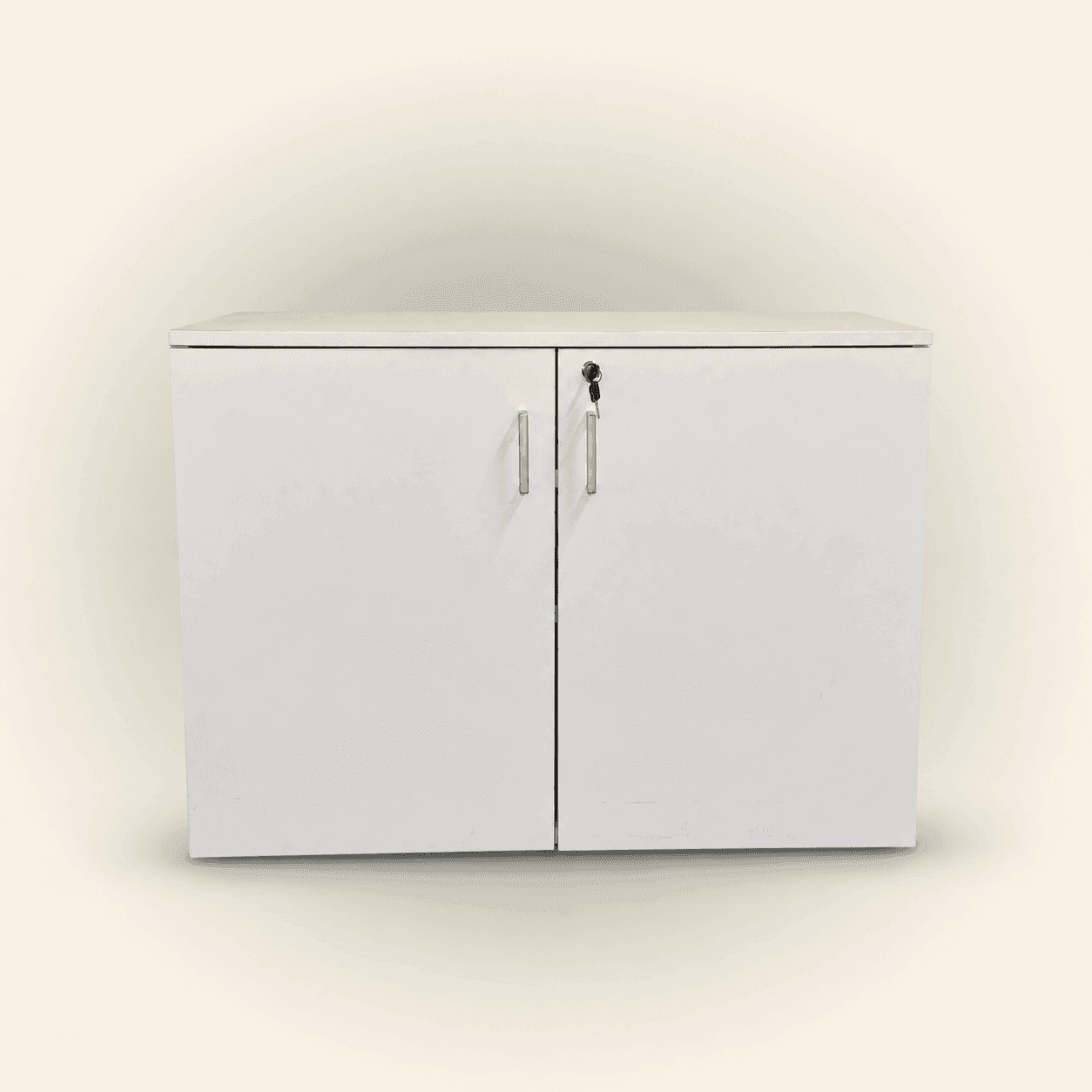 Meuble bas rangement blanc Dynamobel- RANG - 002