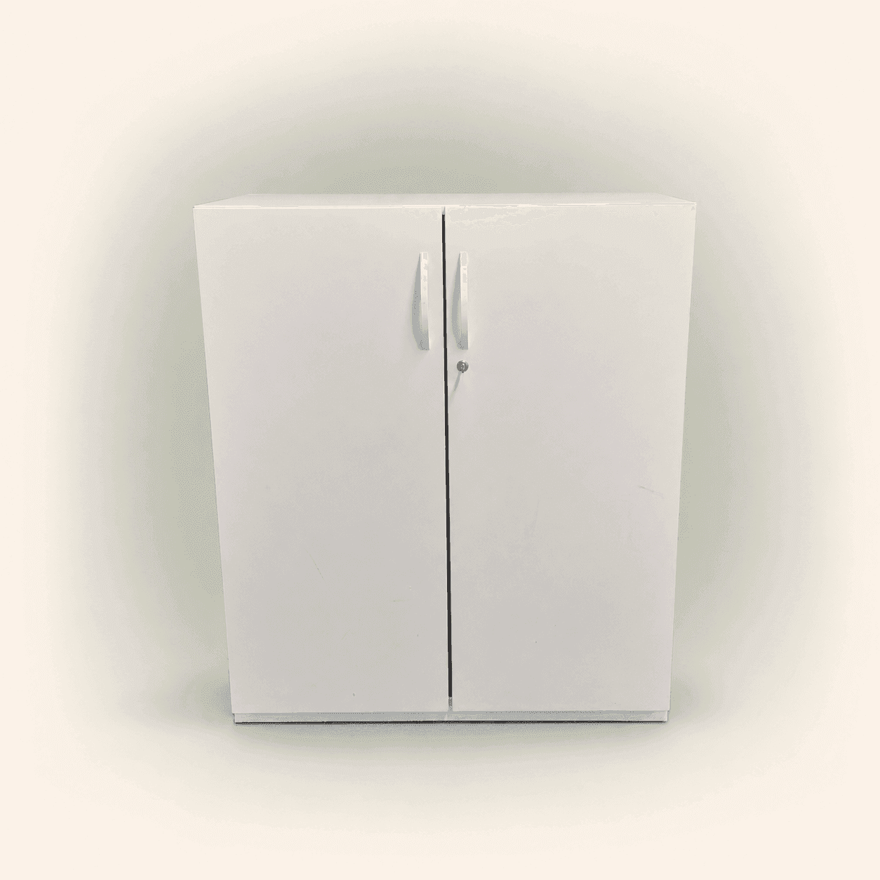 Armoire mi-haute bois blanc Steelcase - ARM - 002